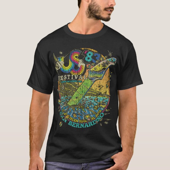 US Festival 1983 T Shirt (Framsida)