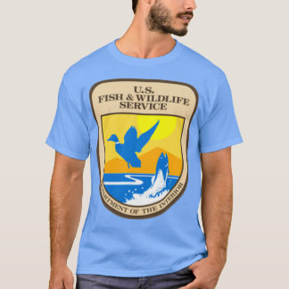 US Fish amp Wildlife Service Vild Game Fishing Hun T Shirt