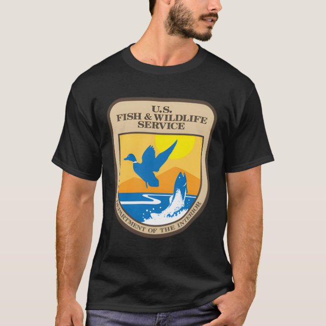 US Fish & Wildlife Service T Shirt (Framsida)