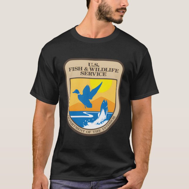 US Fish & Wildlife Service T Shirt (Framsida)