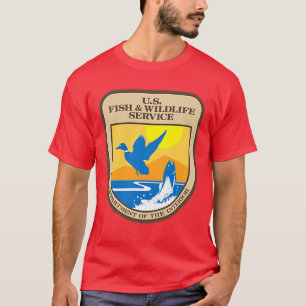 US Fish Wildlife Service Vildt Fiske Jakt T Shirt