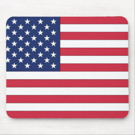 US Flagga. Amerikas förenta stater. Musmatta