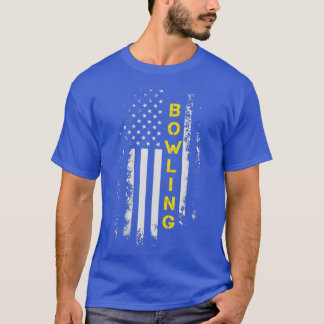 US Flagga Bowling American Flagga Bowling T Shirt