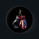 US Flagga Boxing Glove Boxer 1 Knapp<br><div class="desc">US Flagga Boxing Glove Boxer 1</div>