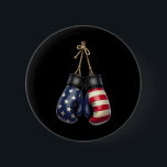 US Flagga Boxing Glove Boxer 3 Knapp<br><div class="desc">US Flagga Boxing Glove Boxer 3</div>