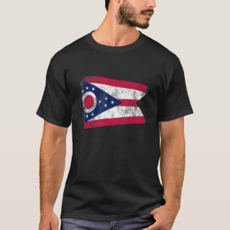 US Flagga Citizen America Distress Statlig flagga T Shirt