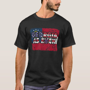 US Flagga Citizen Proud America Statlig flagga Geo T Shirt