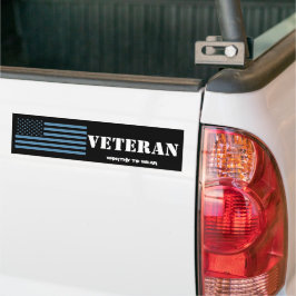 US Flagga FORCE BLUE - Veteran - värd att Bära Bildekal