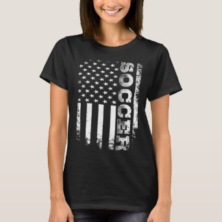 US Flagga-fotbollsspelare T Shirt