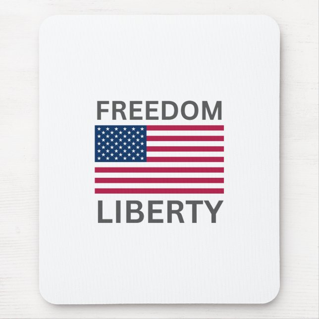 US Flagga Freedom Liberty™ Mouse Pad Musmatta (Framsidan)