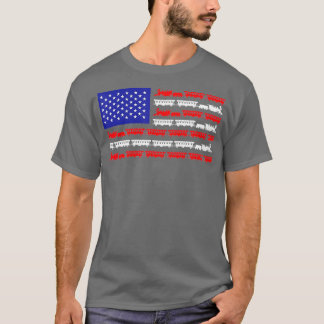 US Flagga ho tåg, järnväg älskare T Shirt
