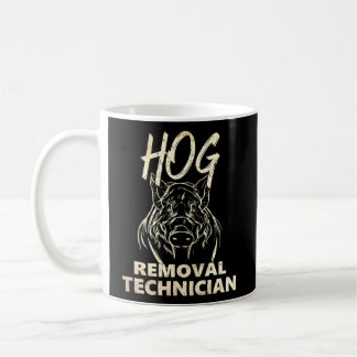 US Flagga Hog Ung Ung Technician Boar Hunting Vild Kaffemugg
