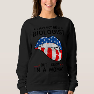 US Flagga, jag kanske inte är biolog, men jag vet T Shirt