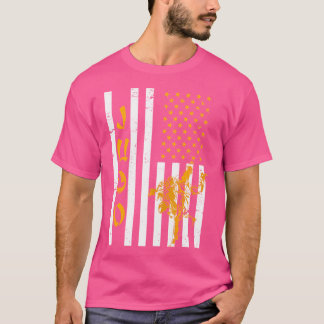 Us Flagga Judoka Judo T Shirt
