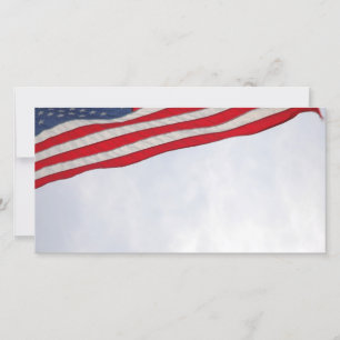 US Flagga Julkort