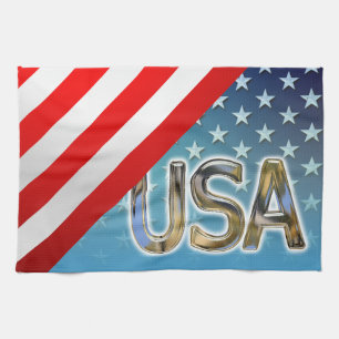 Us-flagga Kökshandduk