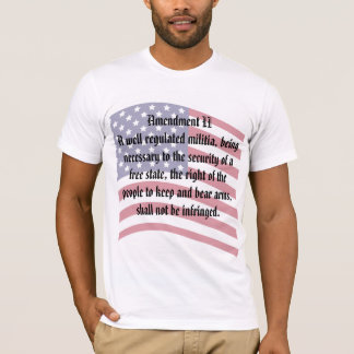 US Flagga-konstitutionen Andra ändringen T-Shirt