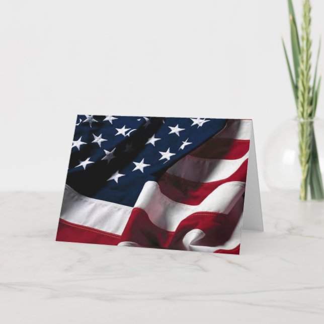 US FLAGGA KORT (Framsida)