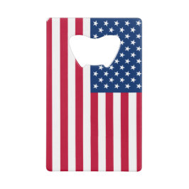 US-Flagga Kreditkort Flasköppnare