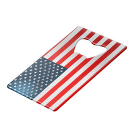 Us-flagga Kreditkort Flasköppnare