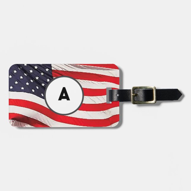 US Flagga-målning Bagagebricka (Horisontell Framsida)