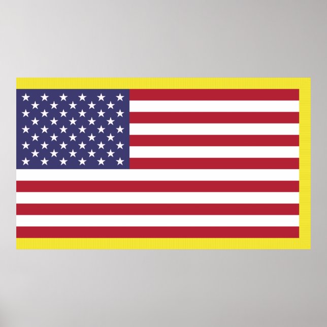 US Flagga (militär) Poster (Framsidan)