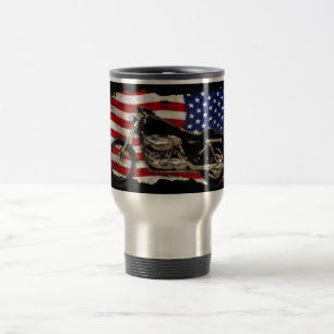 US Flagga, Motorcycle, Motorcycle, Hog Resemugg