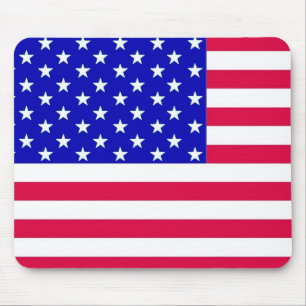 US Flagga mousepad Musmatta