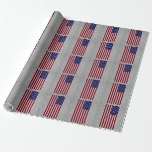 US Flagga om Stil-decor för kolfibrer Presentpapper