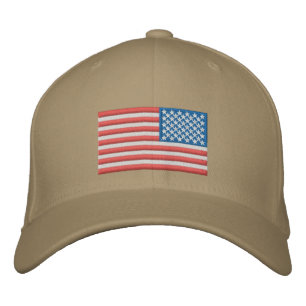 US Flagga - omvänt Broderad Keps