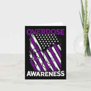 US Flagga Överdosering Opioid Överkänslighet mot ö Kort