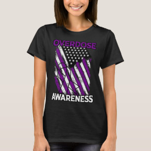 US Flagga Överdosering Opioid Överkänslighet mot ö T Shirt