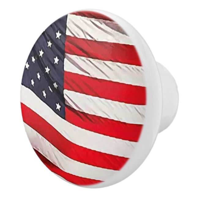 US Flagga Patriotic Knopp (Höger)