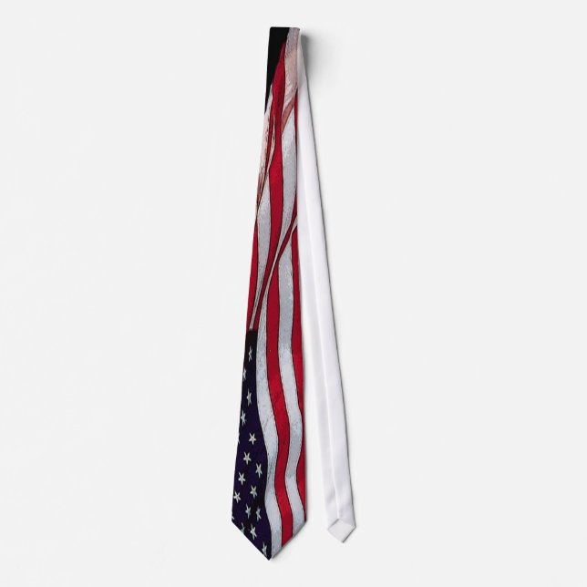 US Flagga Patriotic Neck Tie Slips (Framsida)