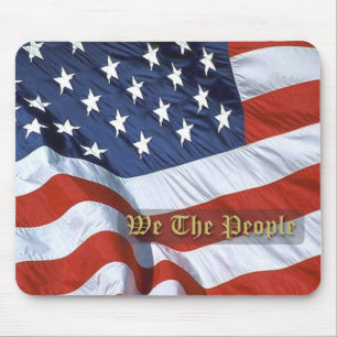US Flagga, People Mousepad Musmatta