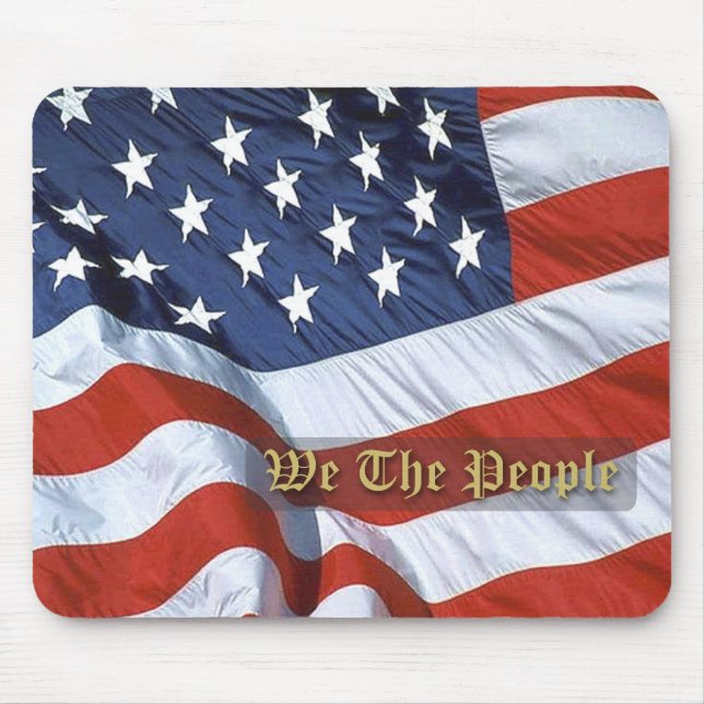 US Flagga, People Mousepad Musmatta (Framsidan)