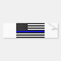 - US Flagga Police Thin Blue Line