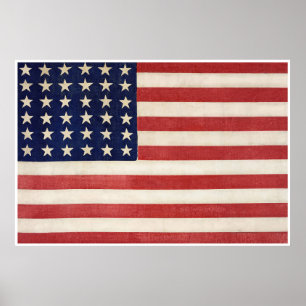 US FLAGGA POSTER