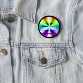 US Flagga Rainbow Shield - värd för Bära Knapp