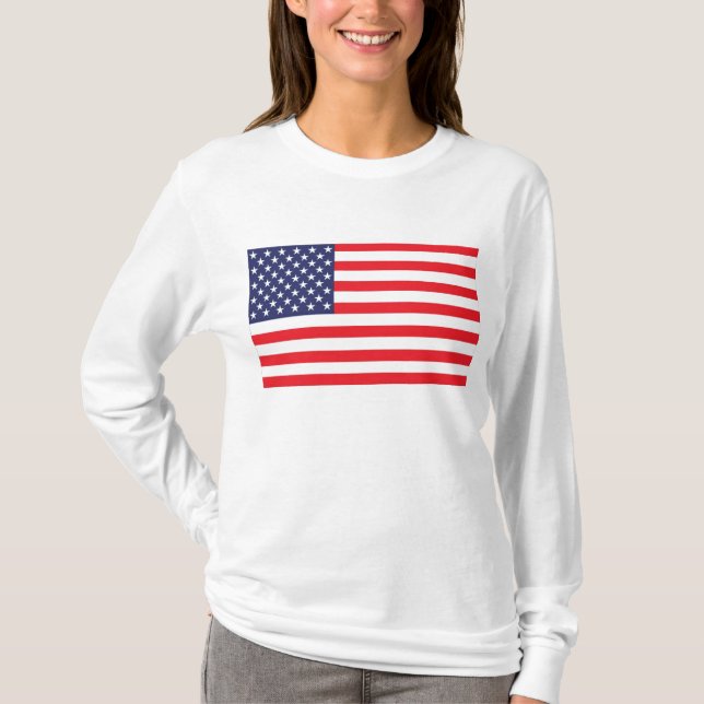 US Flagga Restoring Honor Shirt T-shirt (Framsida)