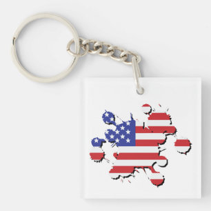 US flagga stäng