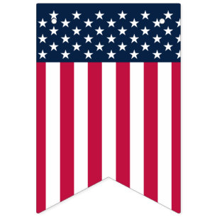 US Flagga Stars och stripes Bunting Flaggor