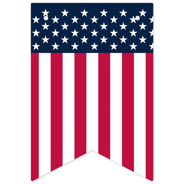 US Flagga Stars och stripes Bunting Flaggor (Femte flaggan)