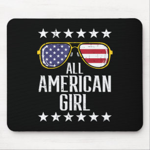 US Flagga Sunglasses American All Girl Memorial Da Musmatta