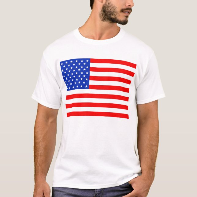 US FLAGGA T-SHIRT (Framsida)