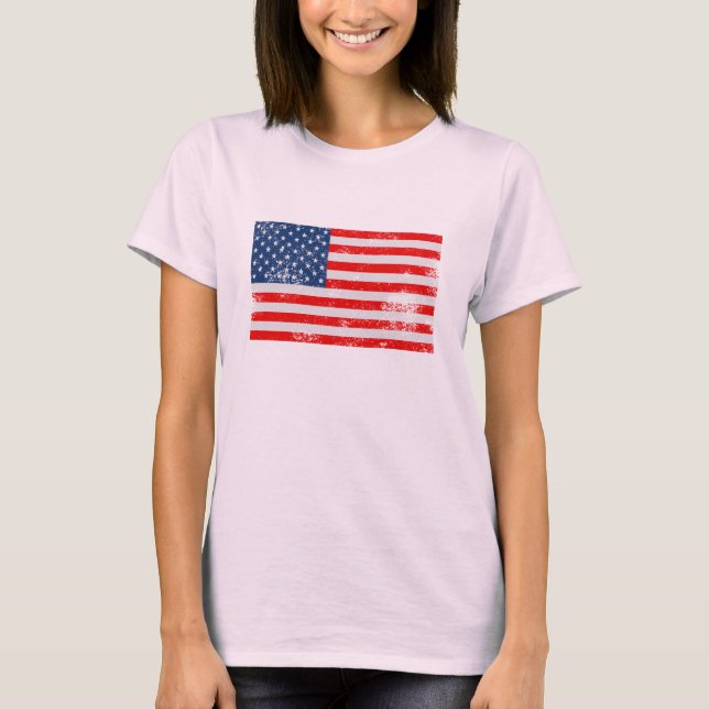 US FLAGGA T SHIRT (Framsida)