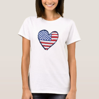 US-Flagga Tee Shirt