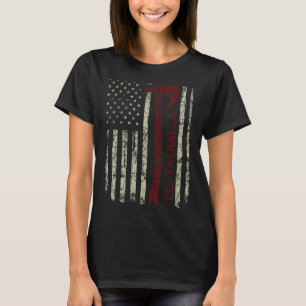 US Flagga "Til Valhalla Viking Warrior Vikings Nor T Shirt