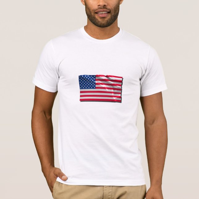 Us-flagga Tröja (Framsida)