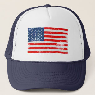 Us-flagga Truckerkeps